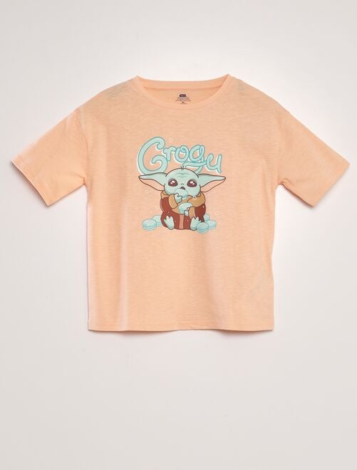 T-shirt met Grogu/Star Wars-print - Kiabi