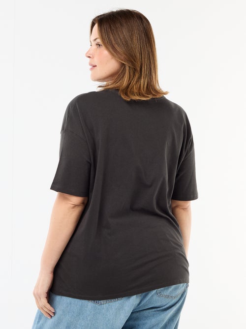 T-shirt met 'Guns N'Roses'-print en korte mouwen - Kiabi