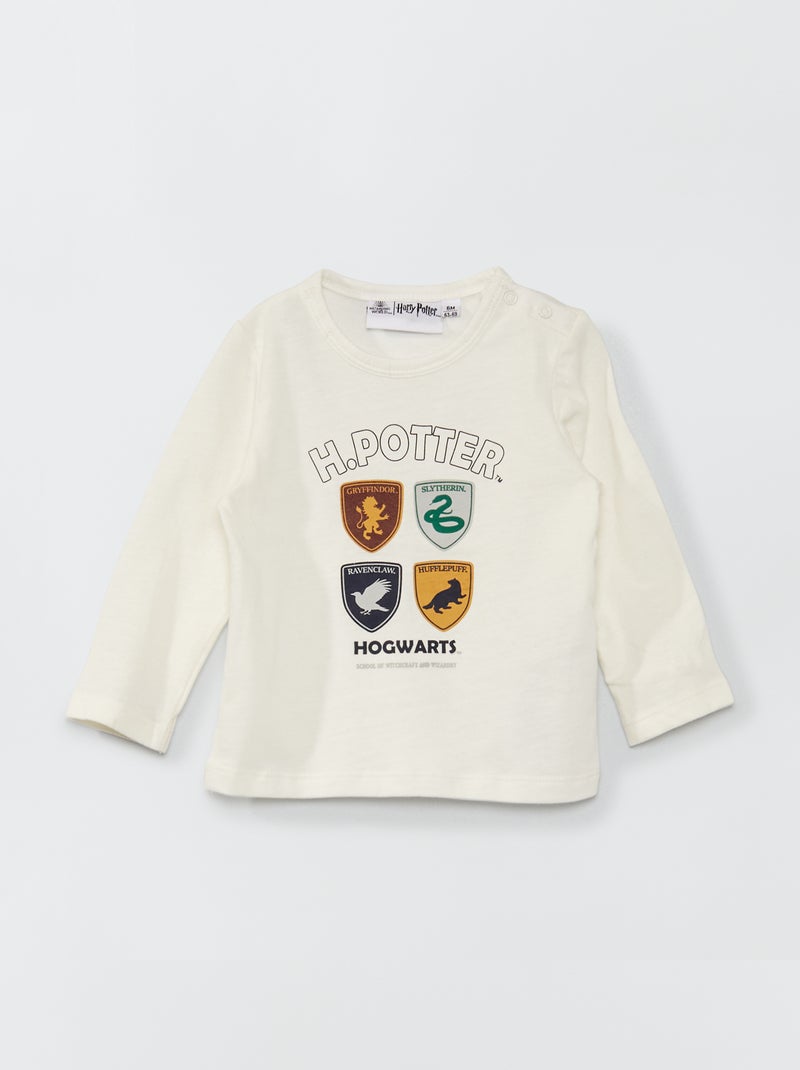 T-shirt met 'Harry Potter'-print sneeuw wit - Kiabi