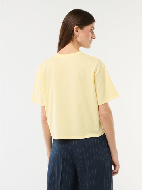 T-shirt met 'Hello Kitty' print en korte mouwen - Kiabi