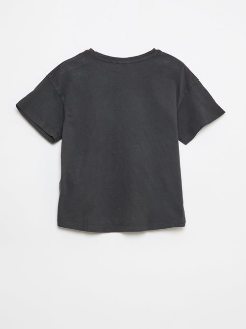 T-shirt met 'Hello Kitty' print van effen katoen - Kiabi