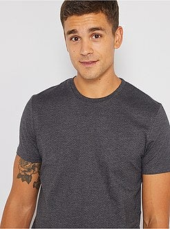 T-shirt met jacquard 'Ecodesign' - Kiabi