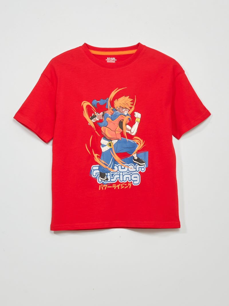 T-shirt met 'Japan'-print ROOD - Kiabi