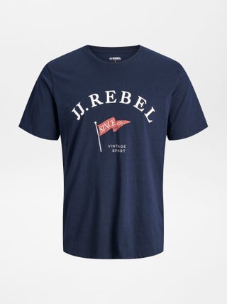 T-shirt met 'JJ Rebel'-print