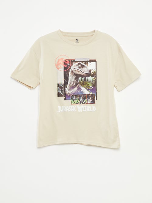 T-shirt met 'Jurassic World'-print - Kiabi