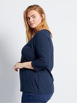 T-shirt met kant - Kiabi