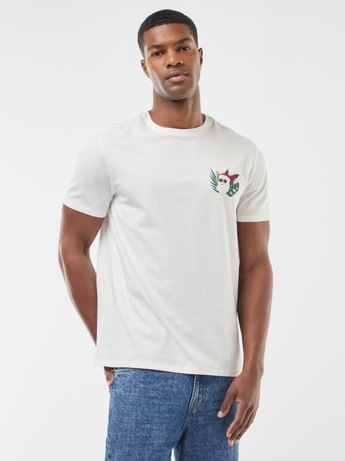 T-shirt met kerstmotief - Kiabi