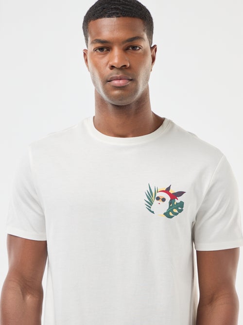 T-shirt met kerstmotief - Kiabi