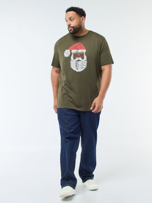 T-shirt met kerstprint 'Produkt' - Kiabi