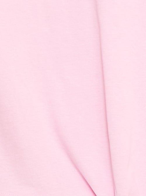 T-shirt met knoop in de taille - Kiabi