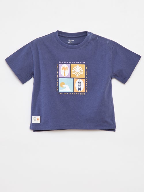 T-shirt met korte mouw - Grafik Edition - Kiabi