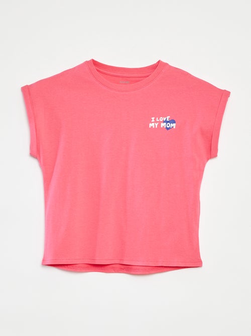 T-shirt met korte mouw - Moederdag - Kiabi