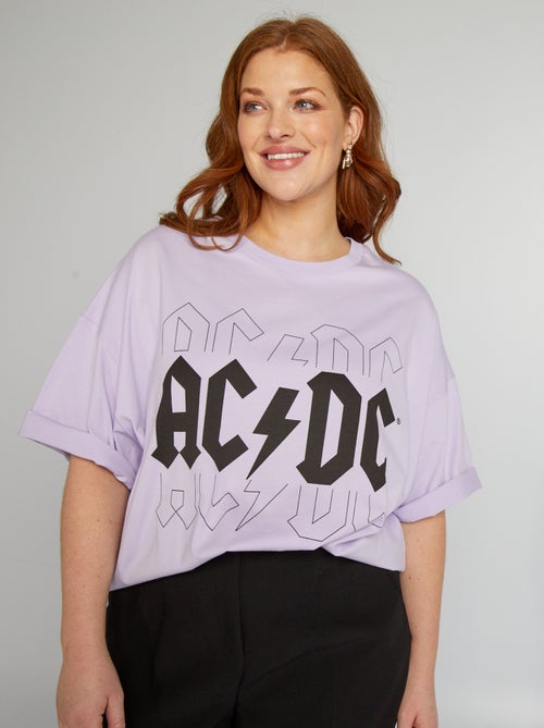 T-shirt met korte mouw 'AC/DC' - Kiabi