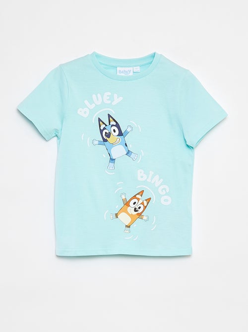 T-shirt met korte mouw en 'Bluey'-print - Kiabi