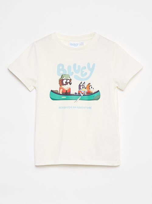 T-shirt met korte mouw en 'Bluey'-print - Kiabi