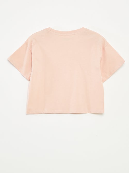 T-shirt met korte mouw en DC Comics/Superman-print voor en achter - Kiabi