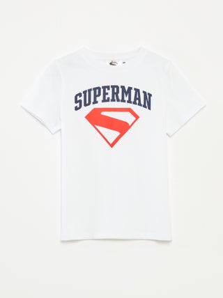 T-shirt met korte mouw en DC Comics/Superman-print