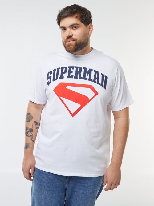 T-shirt met korte mouw en DC Comics/Superman-print - Kiabi