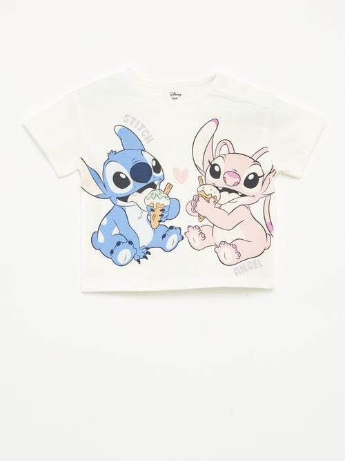 T-shirt met korte mouw en Disney-print - Kiabi