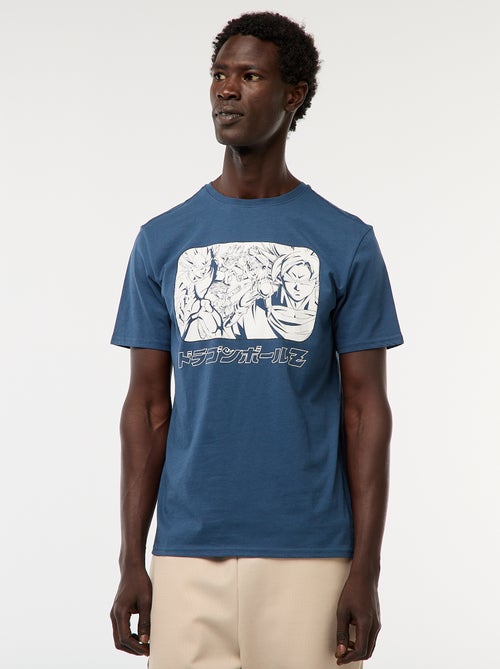 T-shirt met korte mouw en Dragon Ball Z-print - Kiabi