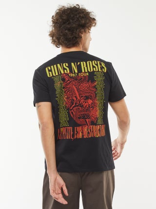 T-shirt met korte mouw en Guns N' Roses-print