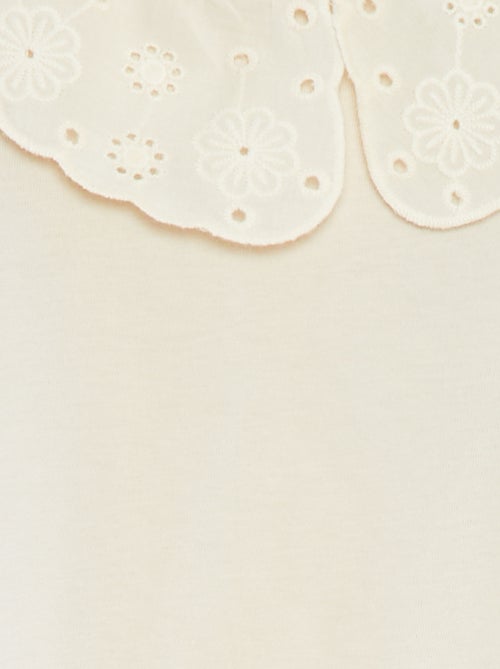 T-shirt met korte mouw en kraagje - Kiabi