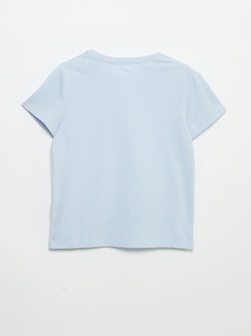 T-shirt met korte mouw en leuk detail - Kiabi