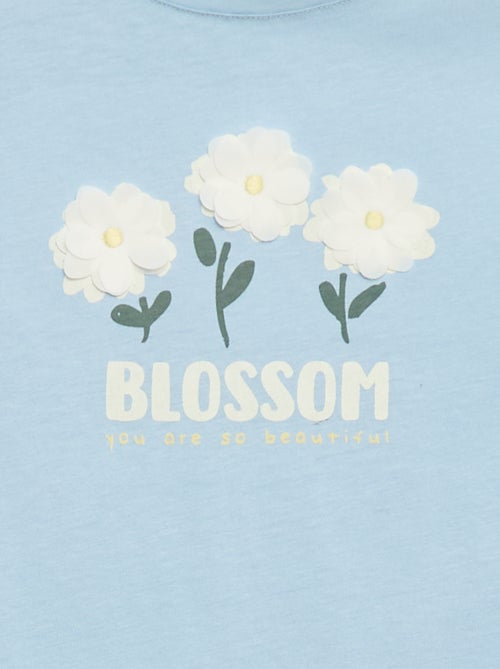 T-shirt met korte mouw en leuk detail - Kiabi