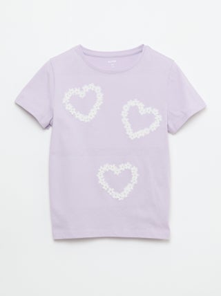 T-shirt met korte mouw en leuk detail