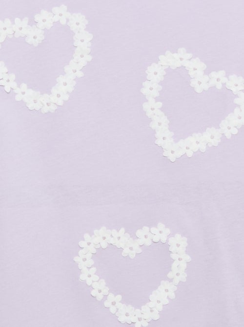 T-shirt met korte mouw en leuk detail - Kiabi