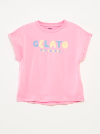 T-shirt met korte mouw en leuk detail