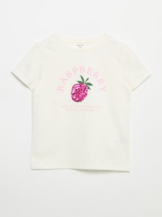 T-shirt met korte mouw en leuk detail