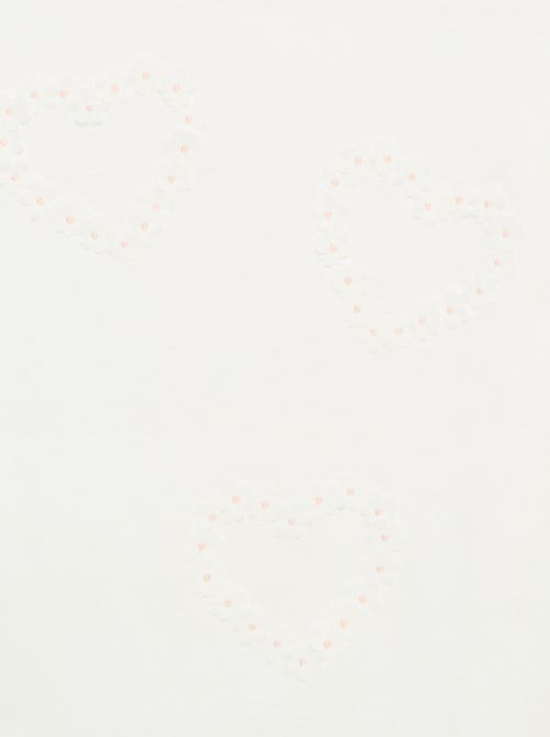 T-shirt met korte mouw en leuk detail - Kiabi