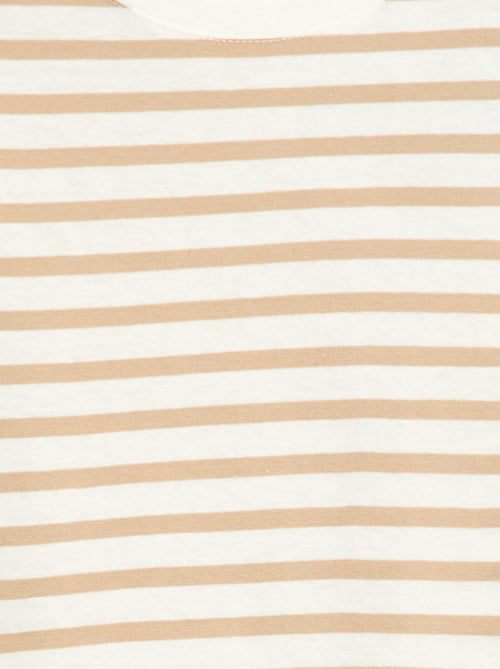 T-shirt met korte mouw en motiefje - Kiabi