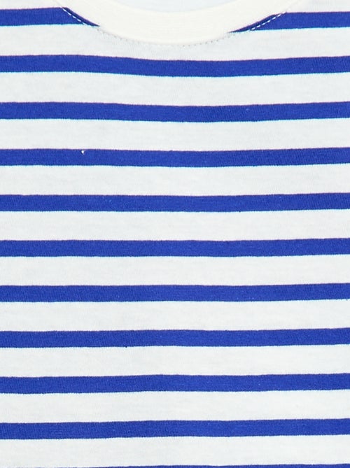 T-shirt met korte mouw en motiefje - Kiabi