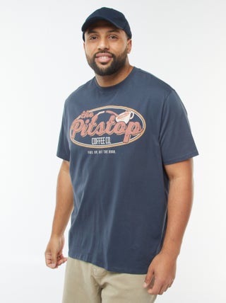T-shirt met korte mouw en motiefje