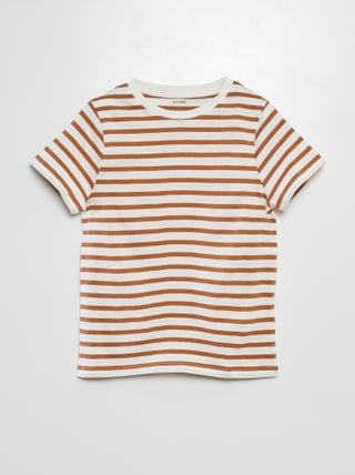 T-shirt met korte mouw en motiefje