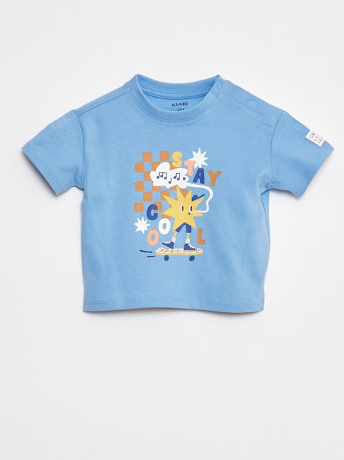 T-shirt met korte mouw en print - Grafik Edition - Kiabi