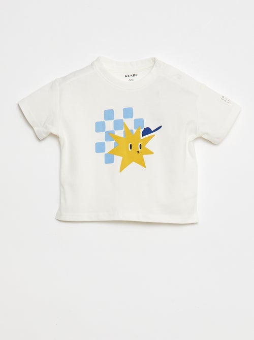 T-shirt met korte mouw en print - Grafik Edition - Kiabi