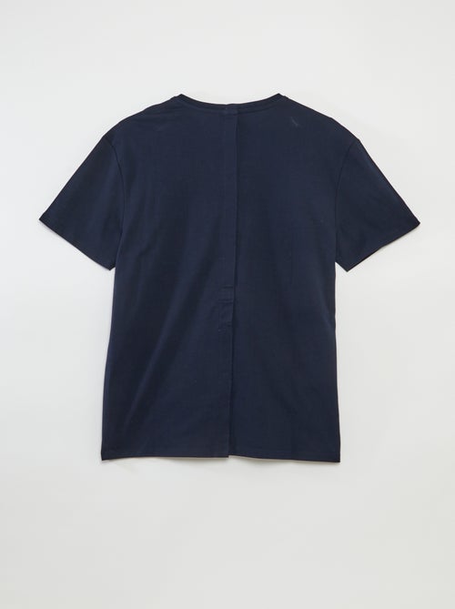 T-shirt met korte mouw en print - So Easy - Kiabi