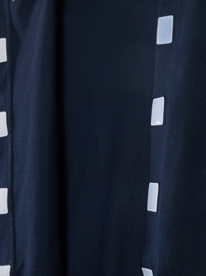 T-shirt met korte mouw en print - So Easy Blauw - Kiabi