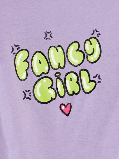 T-shirt met korte mouw en print - Kiabi