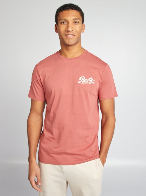 T-shirt met korte mouw en print - Kiabi
