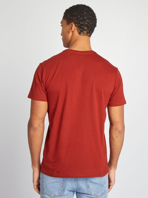 T-shirt met korte mouw en print - Kiabi