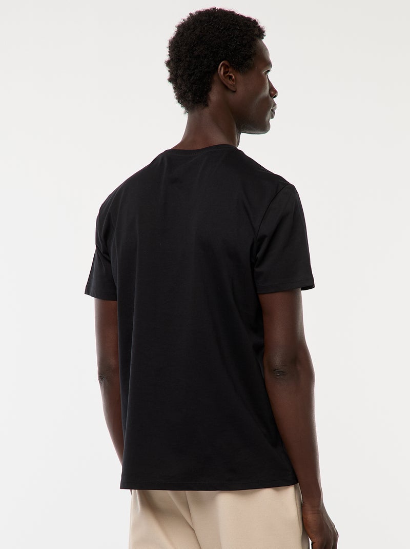 T-shirt met korte mouw en print van Thriller van Mickael Jackson zwart - Kiabi