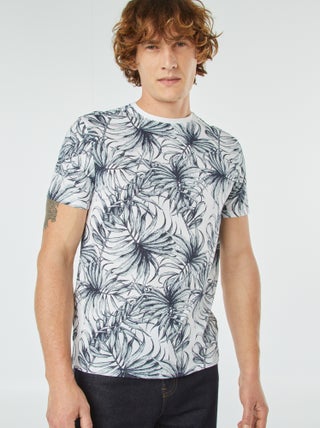 T-shirt met korte mouw en print