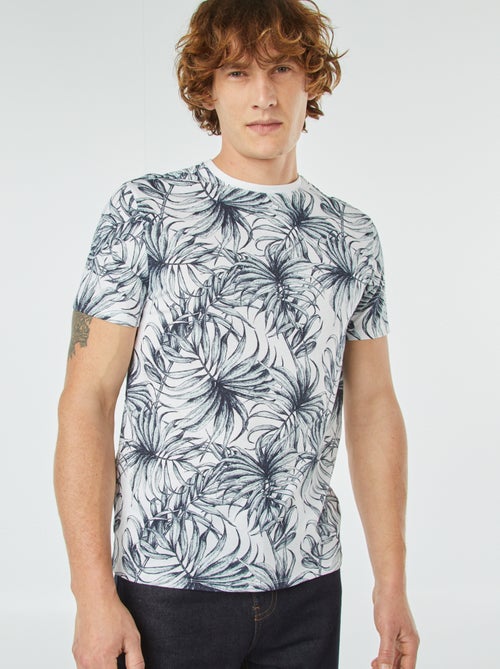 T-shirt met korte mouw en print - Kiabi