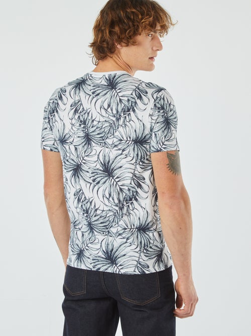 T-shirt met korte mouw en print - Kiabi