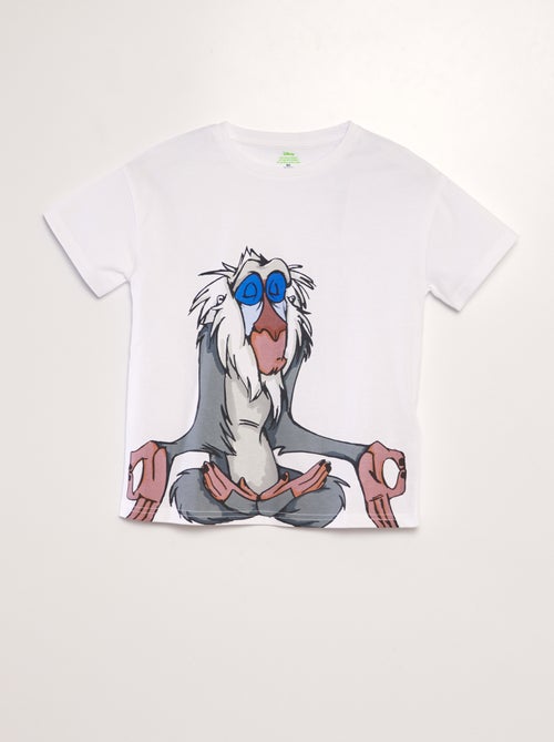 T-shirt met korte mouw en Rafiki-print - Kiabi