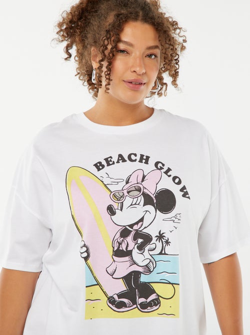 T-shirt met korte mouw en ronde hals - 'Disney' - Kiabi